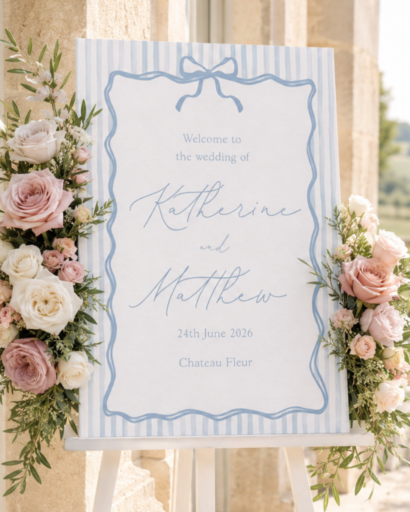 Provence - Wedding Welcome Sign